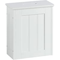VonHaus Cesto de almacenaje para el baño Estilo Colonial. Mueble para Guardar Papel de baño y Productos de Limpieza